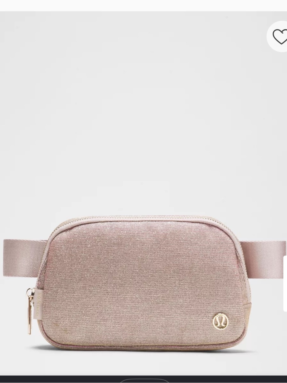 Lululemon Pink Glitter Everywhere Belt Bag - Picture 2 of 6